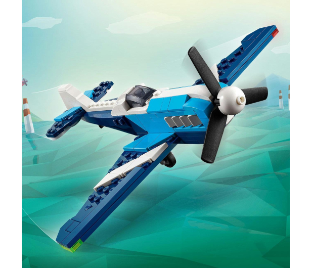LEGO Creator 31160 Statek powietrzny: samolot wyścigowy - 1284263 - zdjęcie 6